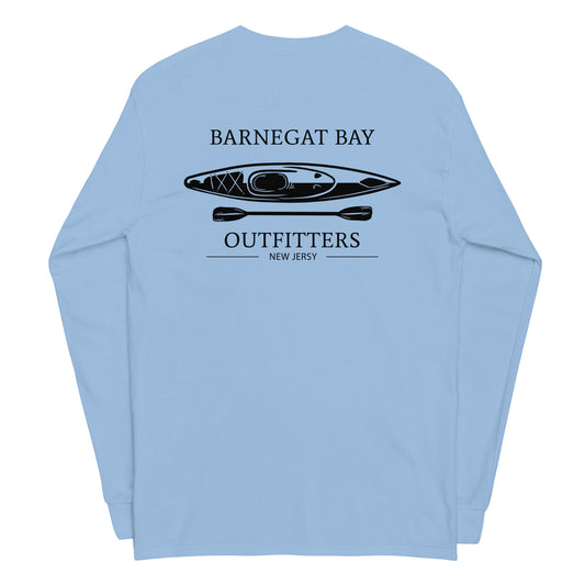 Barnegat Bay Outfitters Kayak Logo Men's LS Shirt