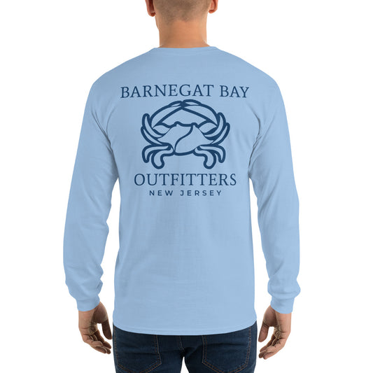 Barnegat Bay Outfitters Crab Men's Long Sleeve T-Shirt - ABDK