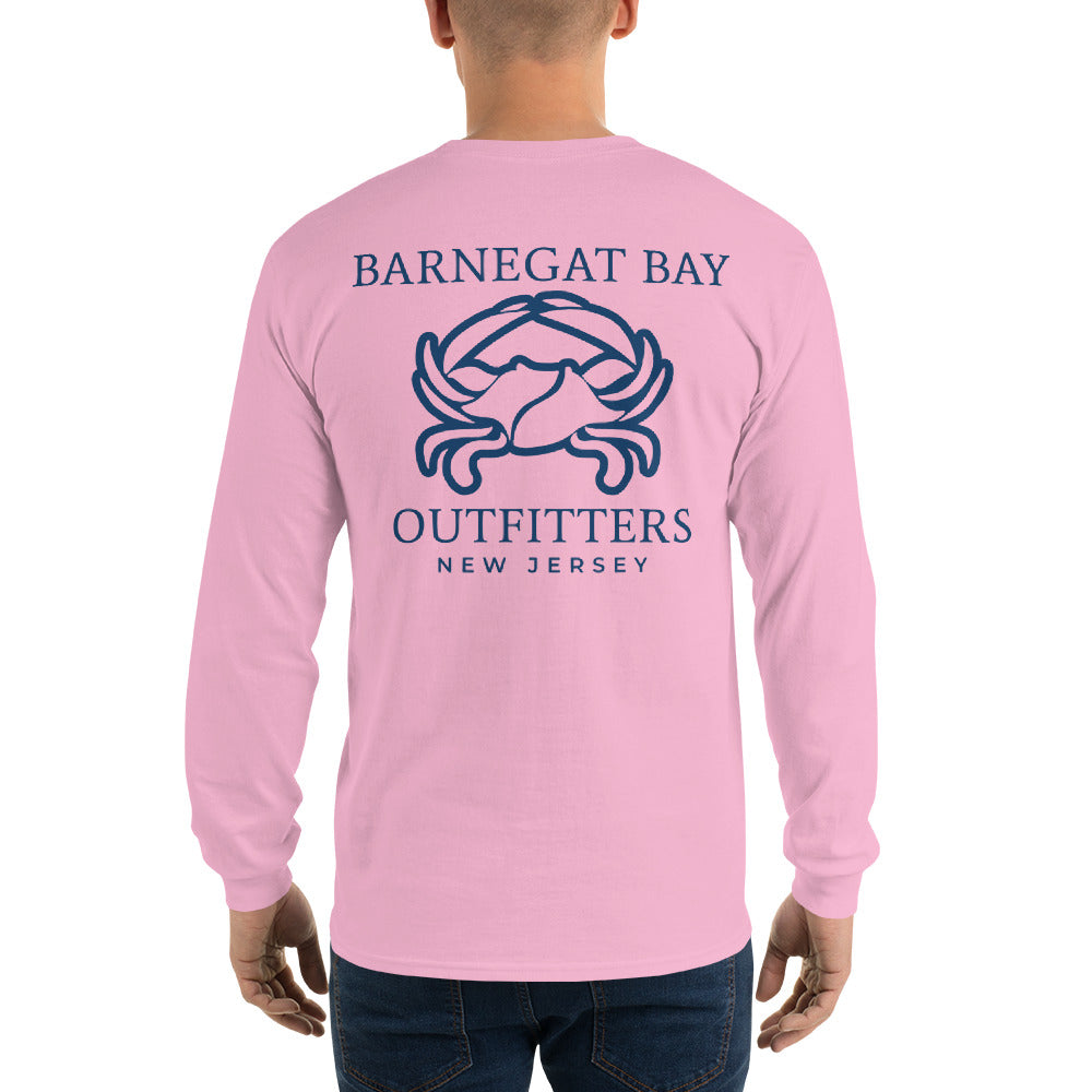 Barnegat Bay Outfitters Crab Men's Long Sleeve T-Shirt - ABDK