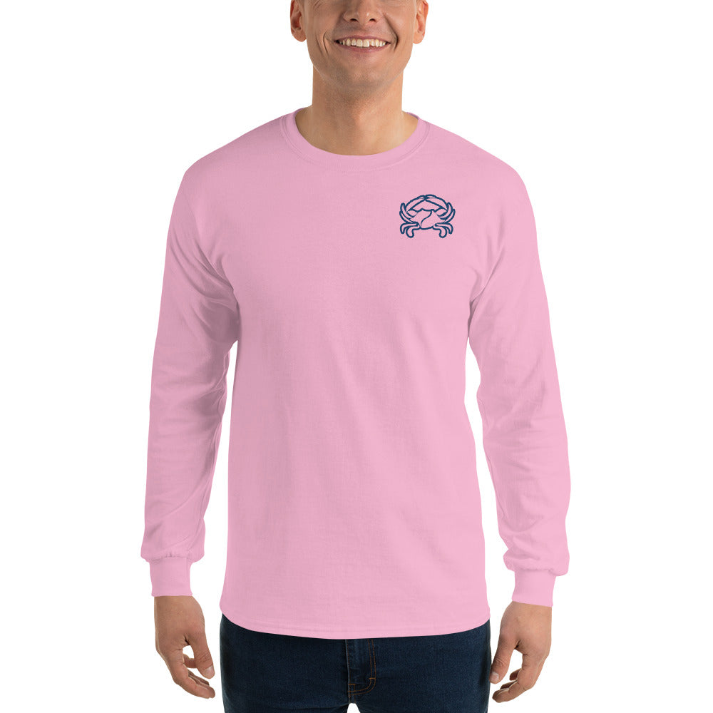 Barnegat Bay Outfitters Crab Men's Long Sleeve T-Shirt - ABDK