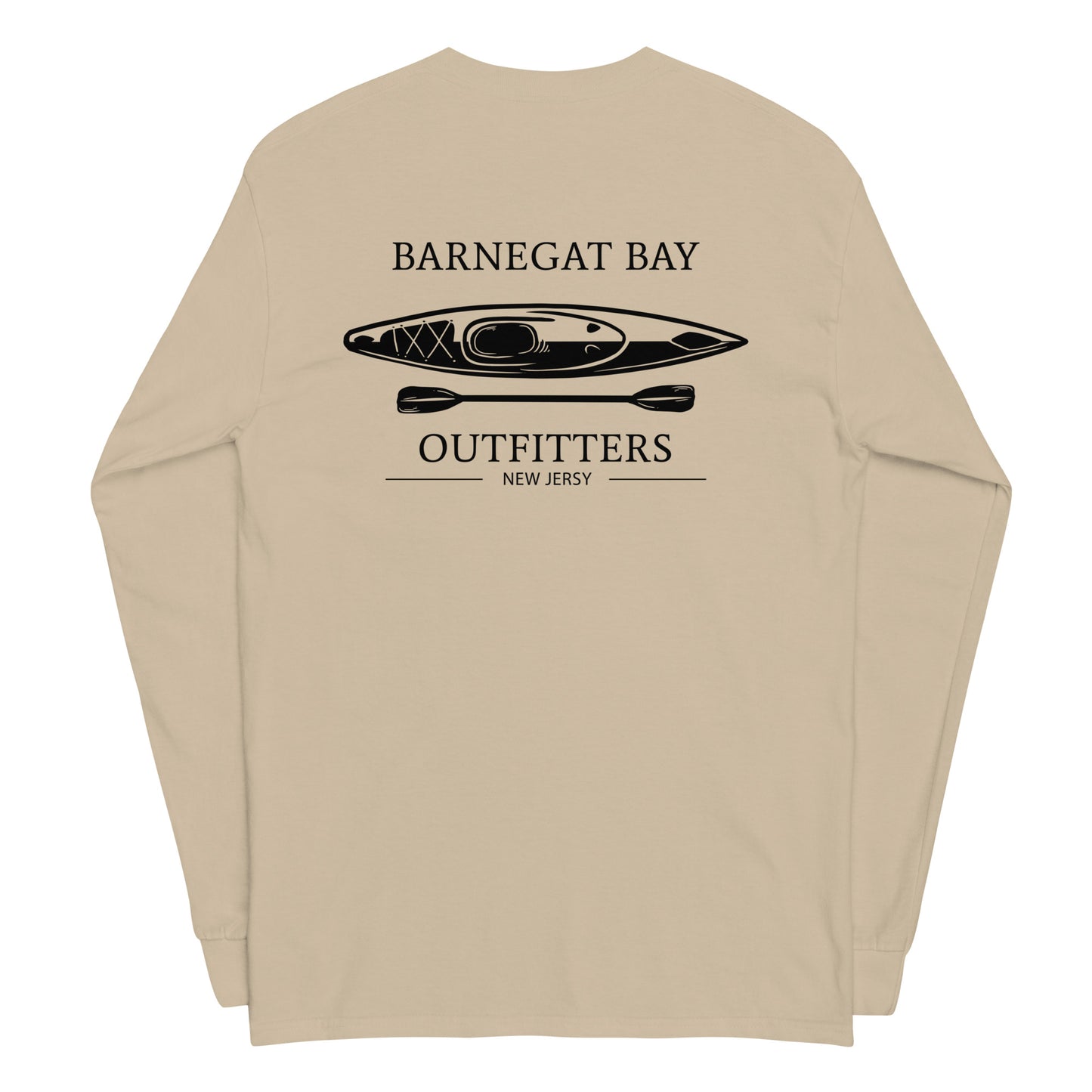 Barnegat Bay Outfitters Kayak Logo Men's LS Shirt