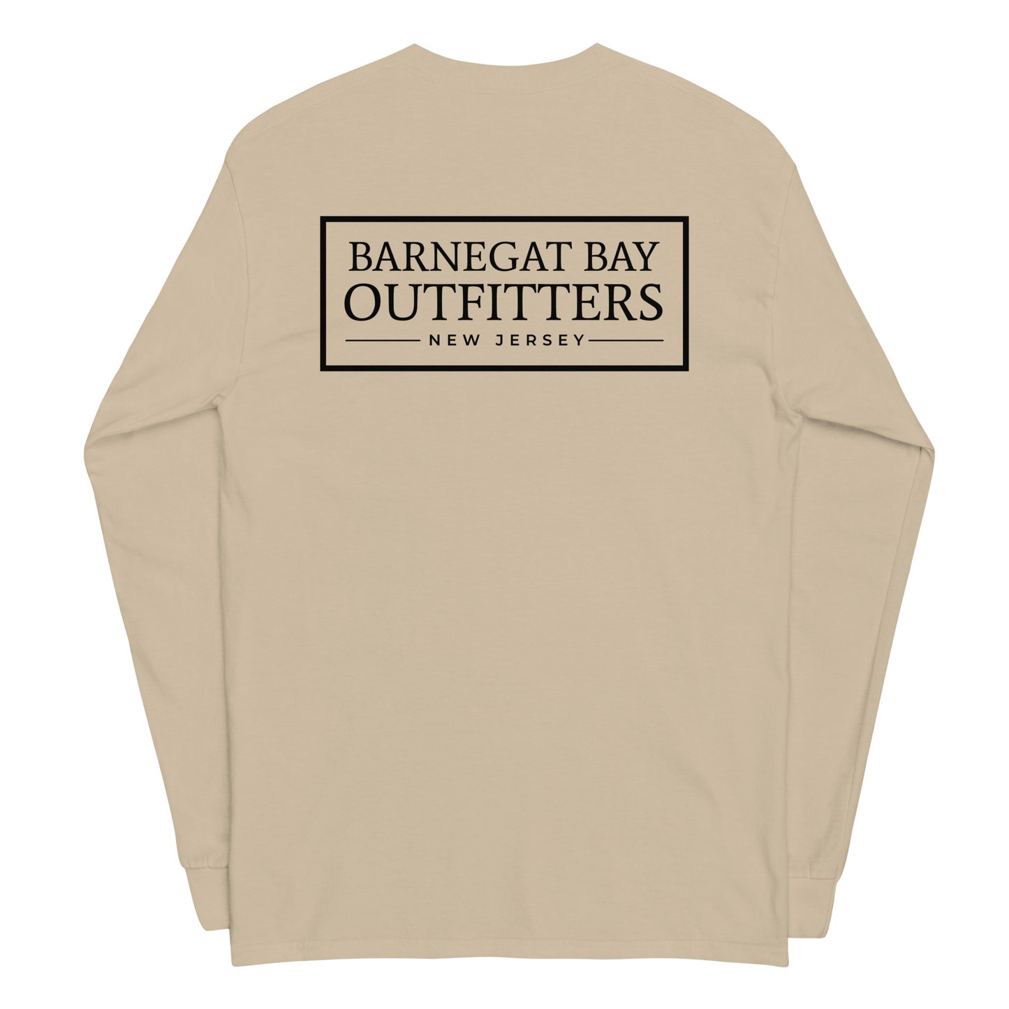 Barnegat Bay Outfitters Rectangle Logo Men’s Long Sleeve Shirt