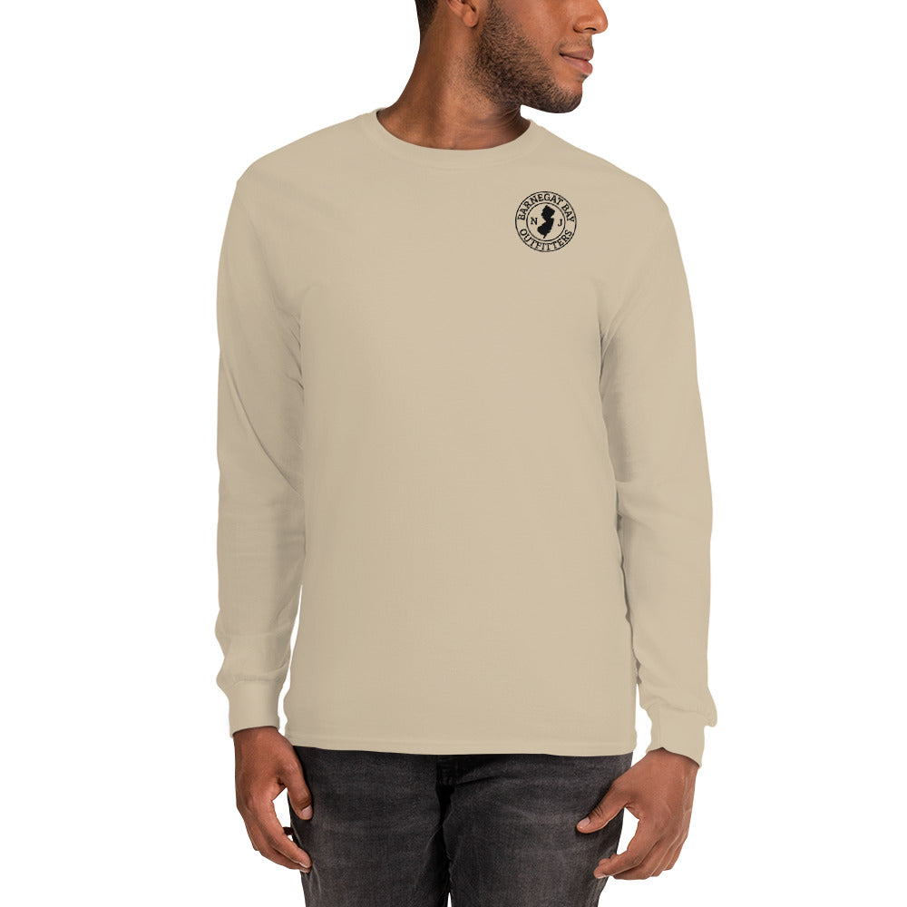 Barnegat Bay Outfitter NJ Logo Men's Long Sleeve T-Shirt