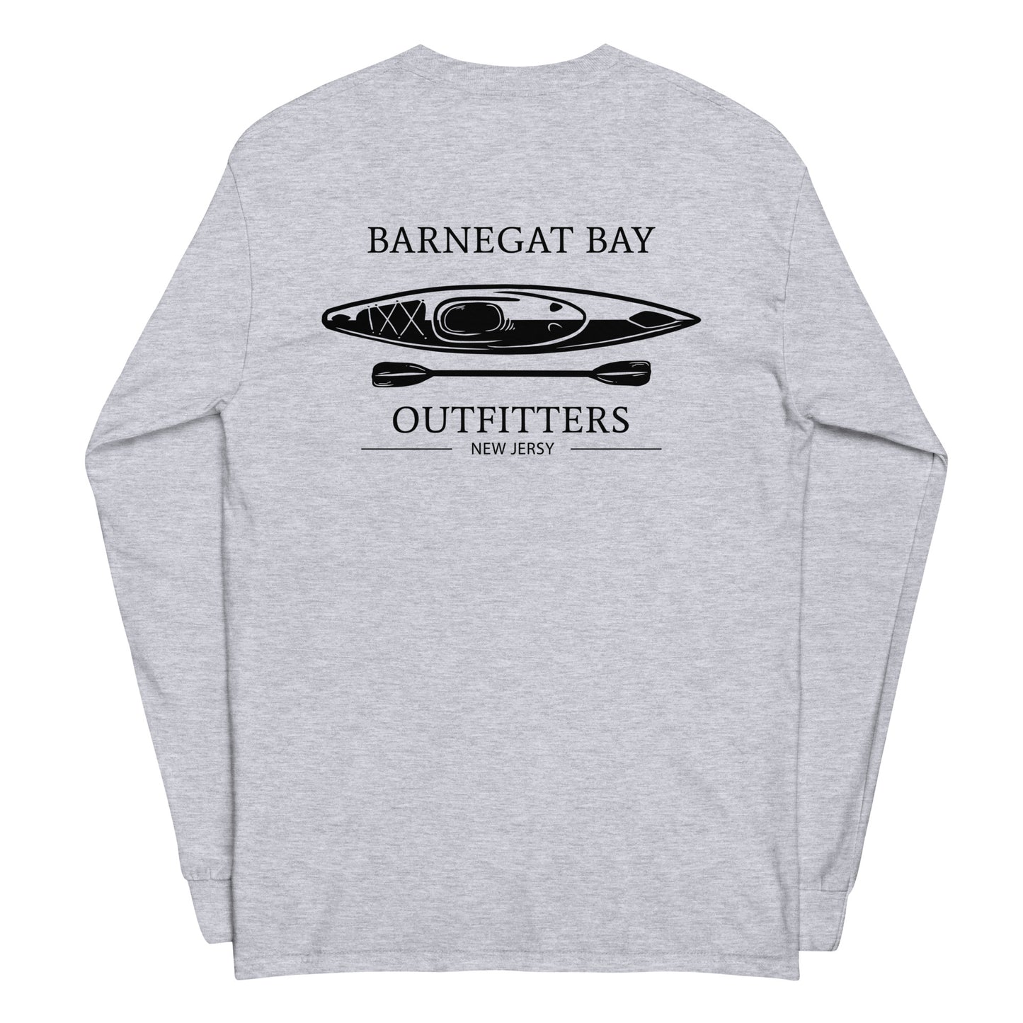 Barnegat Bay Outfitters Kayak Logo Men's LS Shirt