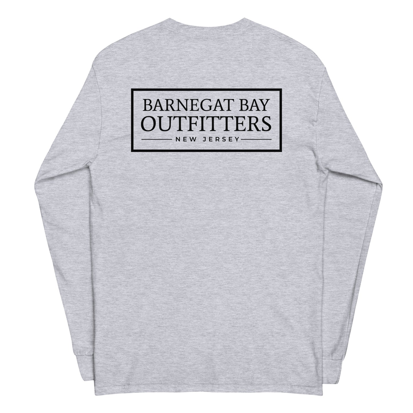 Barnegat Bay Outfitters Rectangle Logo Men’s Long Sleeve Shirt