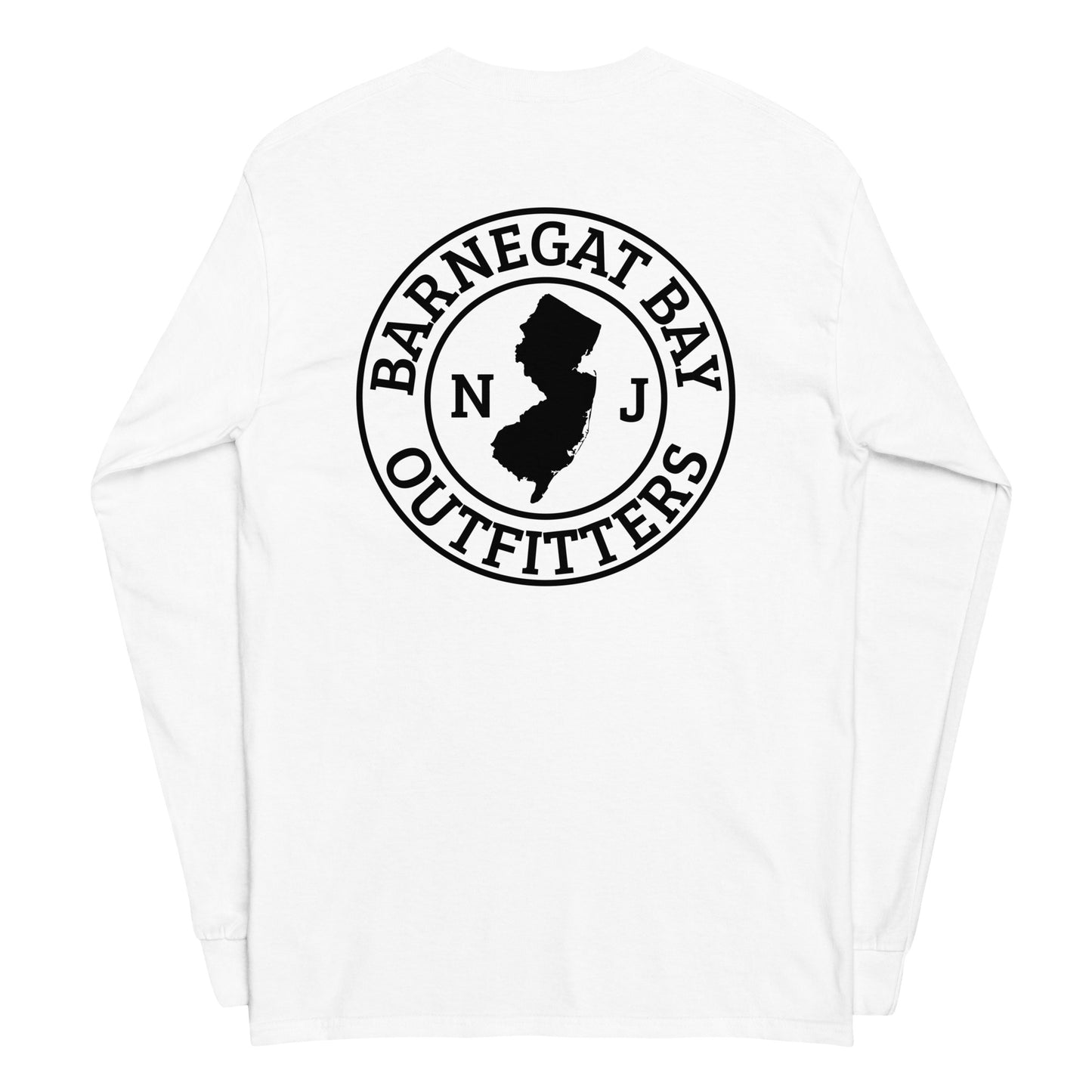 Barnegat Bay Outfitters NJ Circle Logo Men’s Long Sleeve Shirt