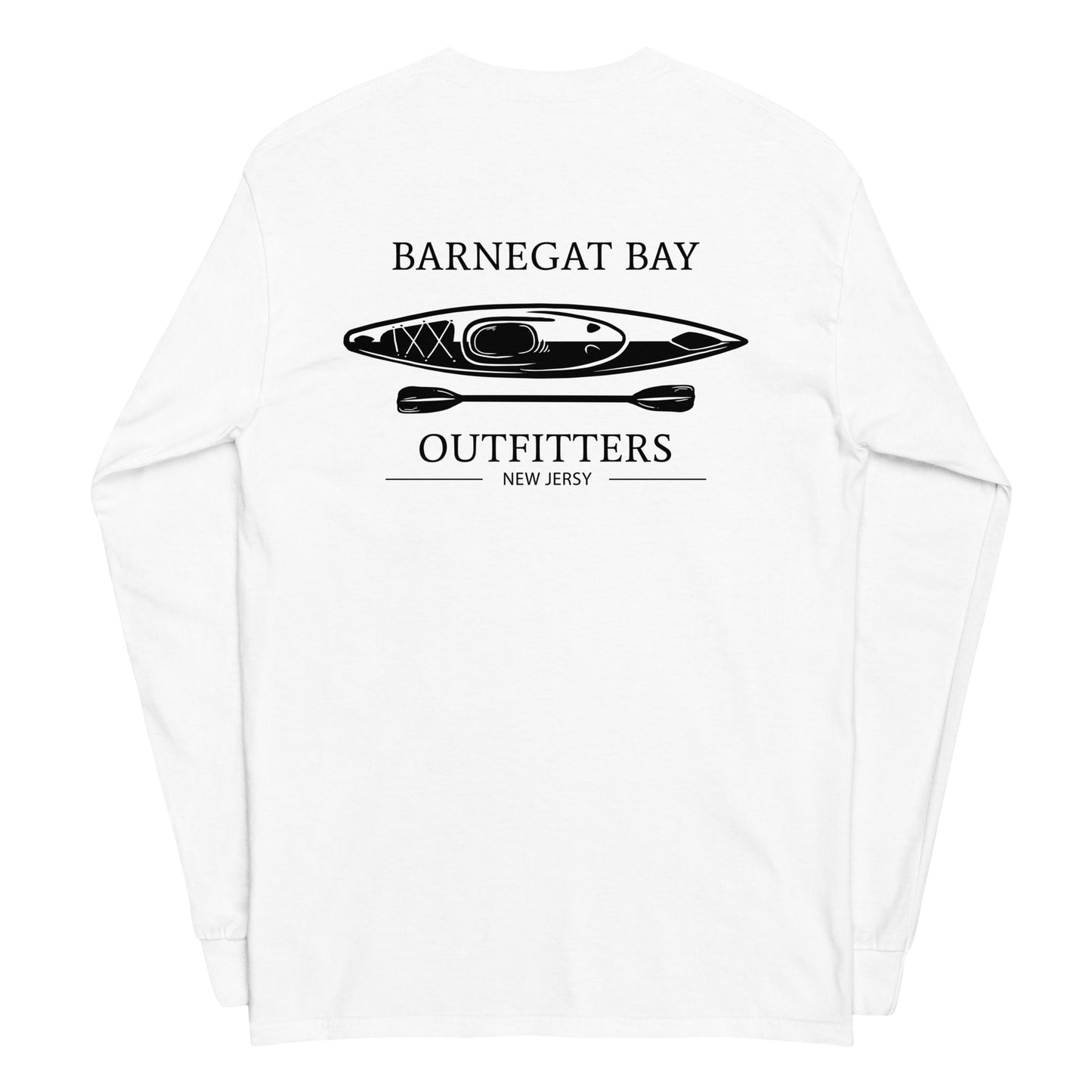 Barnegat Bay Outfitters Kayak Logo Men's LS Shirt