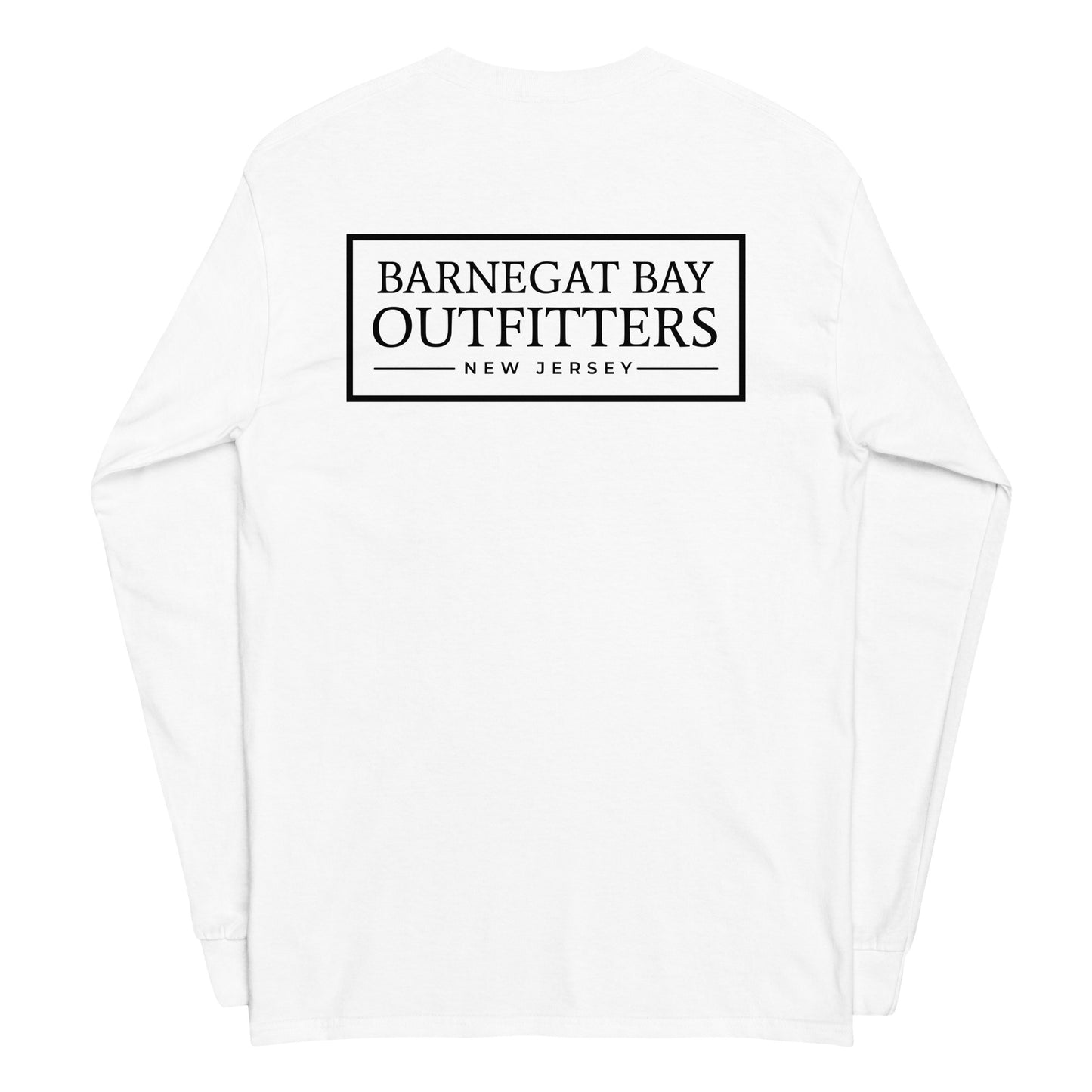 Barnegat Bay Outfitters Rectangle Logo Men’s Long Sleeve Shirt