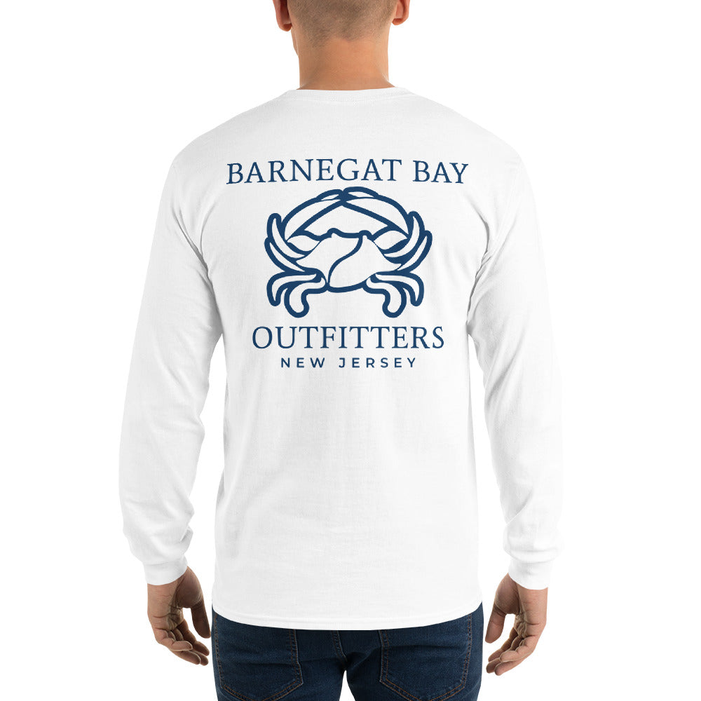 Barnegat Bay Outfitters Crab Men's Long Sleeve T-Shirt - ABDK