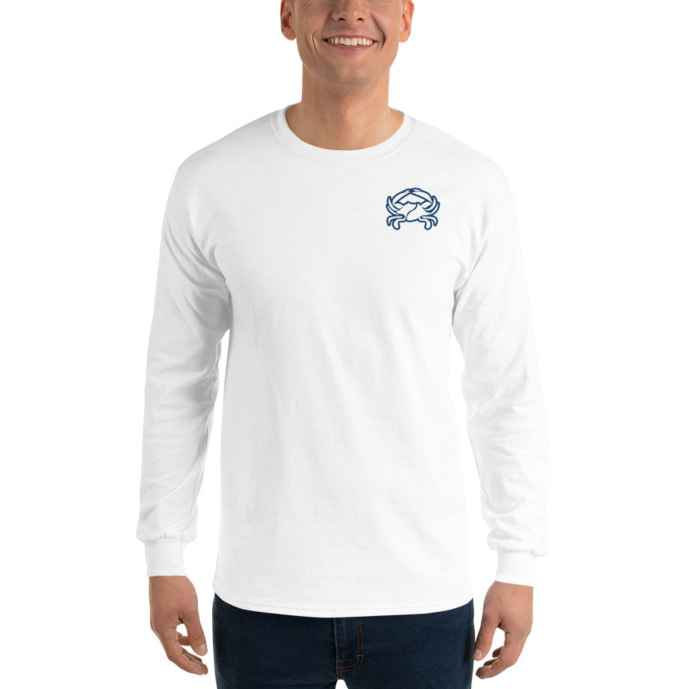 Barnegat Bay Outfitters Crab Men's Long Sleeve T-Shirt - ABDK