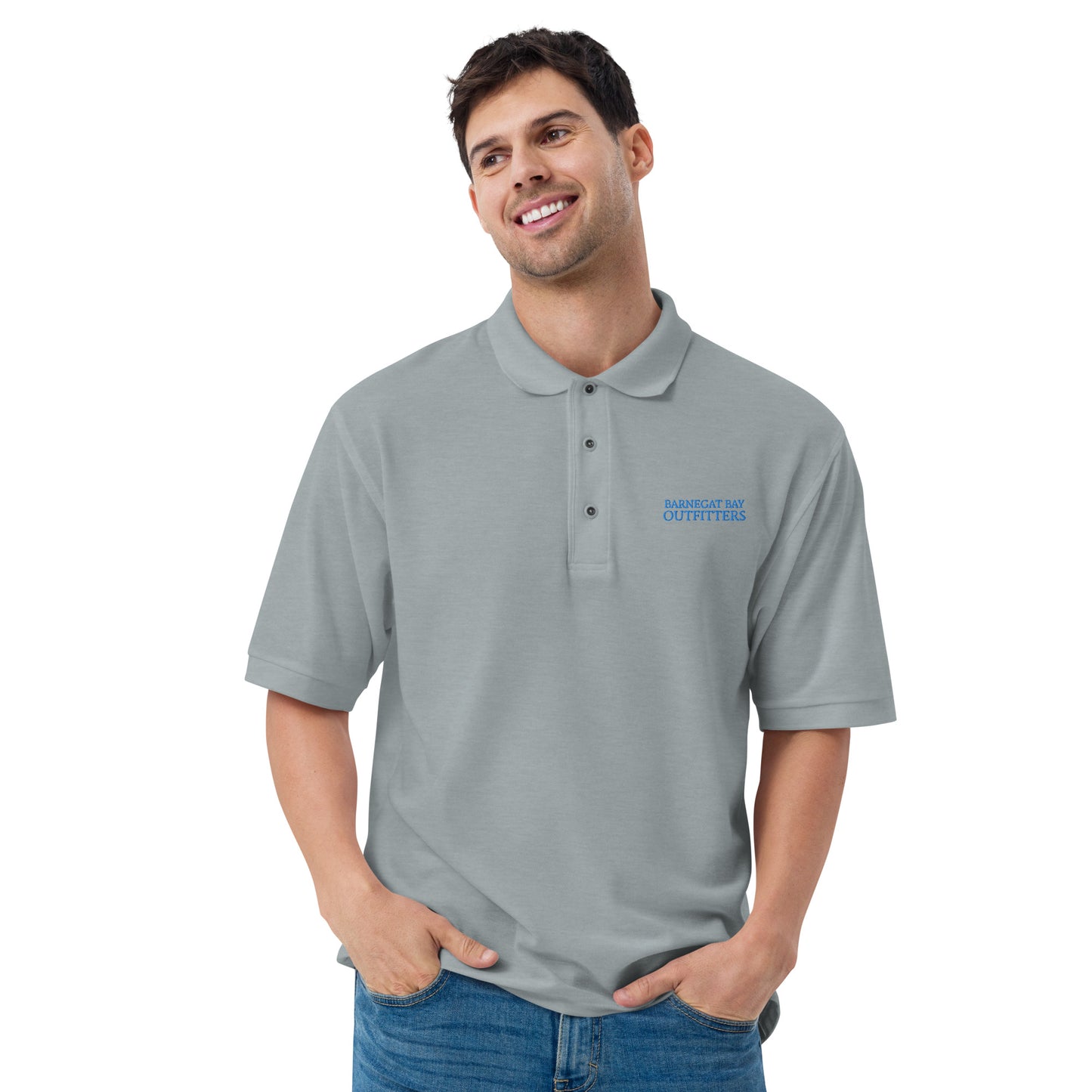 Barnegat Bay Outfitters Men's Premium Polo - Aqua