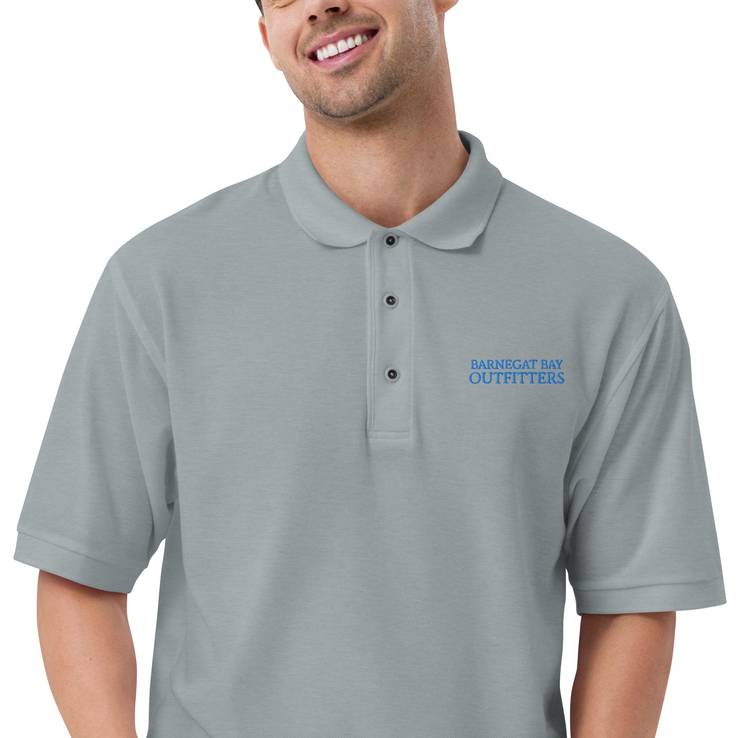 Barnegat Bay Outfitters Men's Premium Polo - Aqua