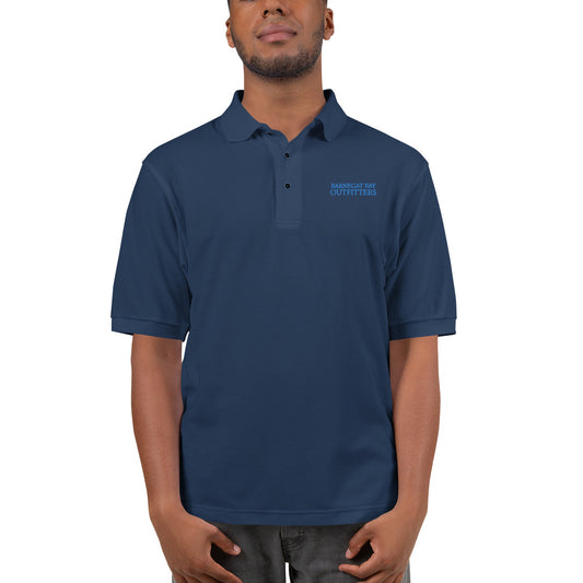 Barnegat Bay Outfitters Men's Premium Polo - Aqua Embroider