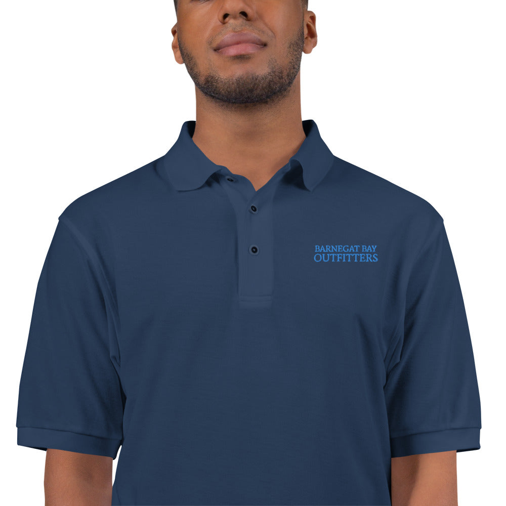 Barnegat Bay Outfitters Men's Premium Polo - Aqua Embroider