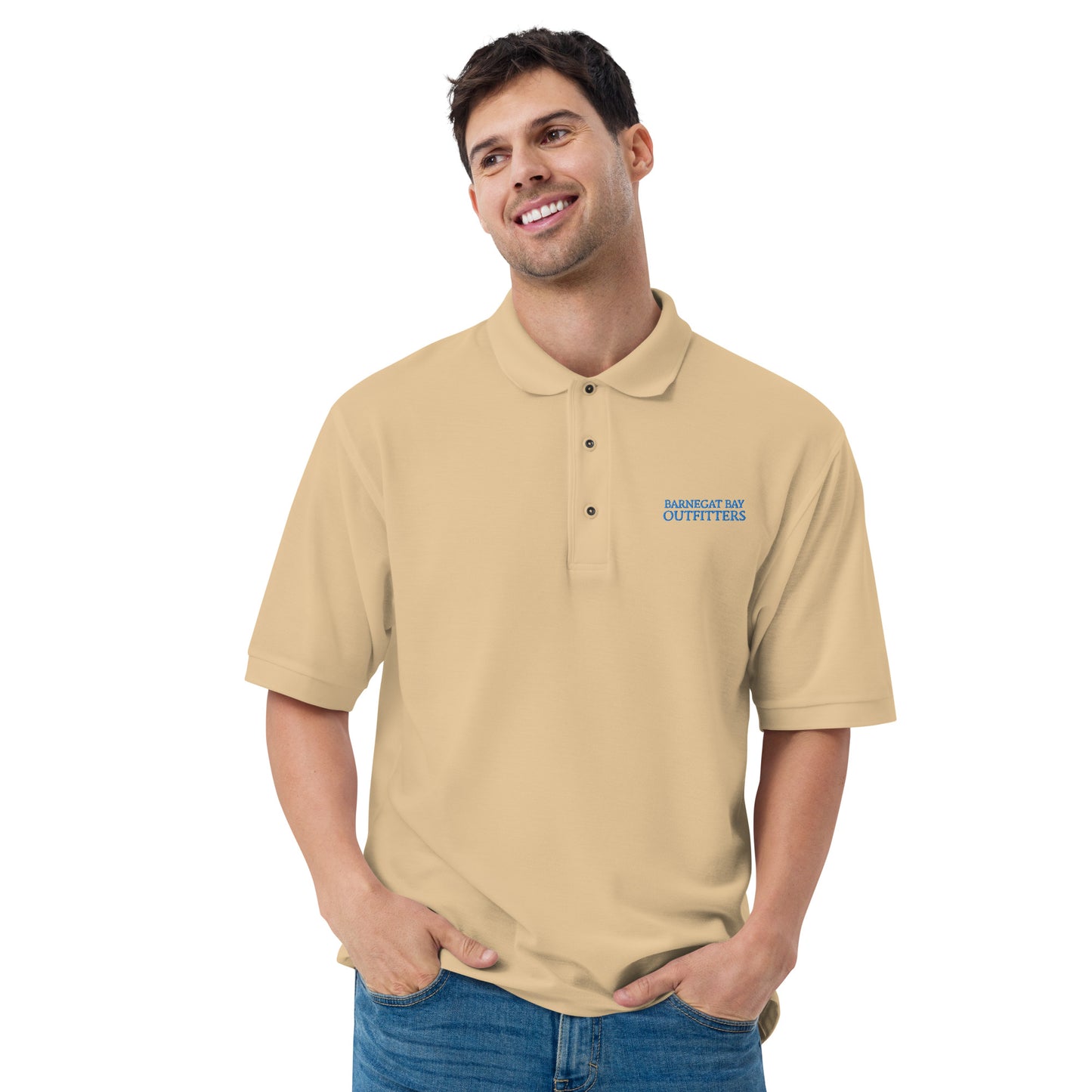 Barnegat Bay Outfitters Men's Premium Polo - Aqua