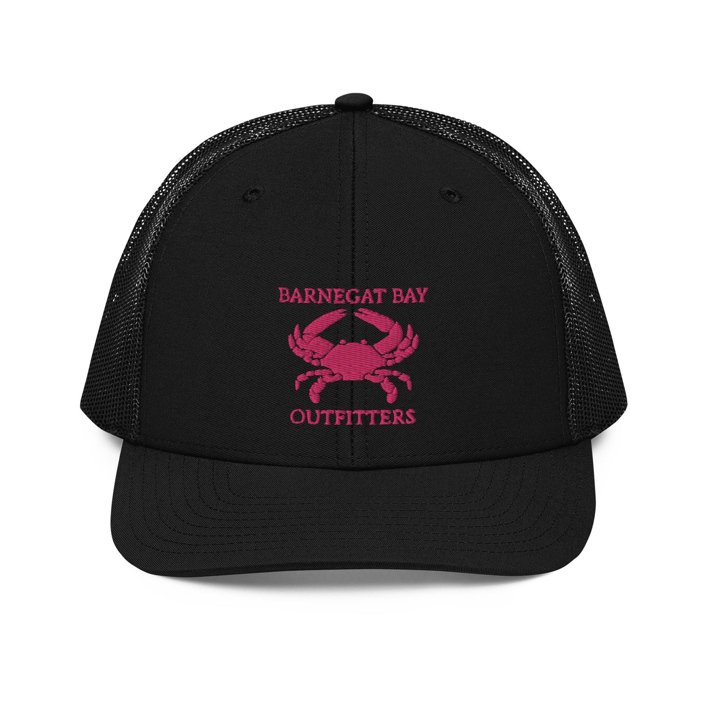 Barnegat Bay Outfitters - Richardson 112 Trucker Cap - Flamingo Embroidery