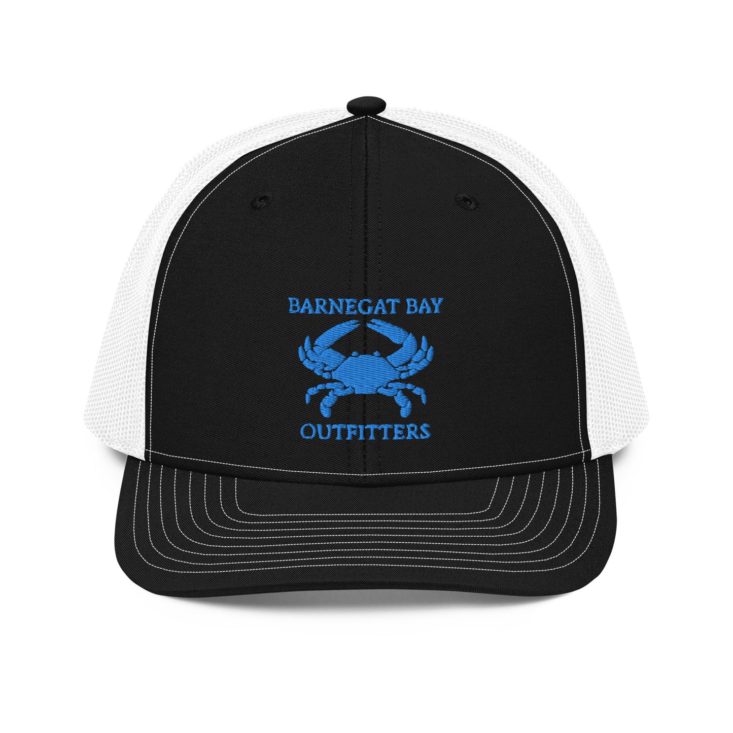 Barnegat Bay Outfitters - Richardson 112 Trucker Cap - Aqua Embroidery