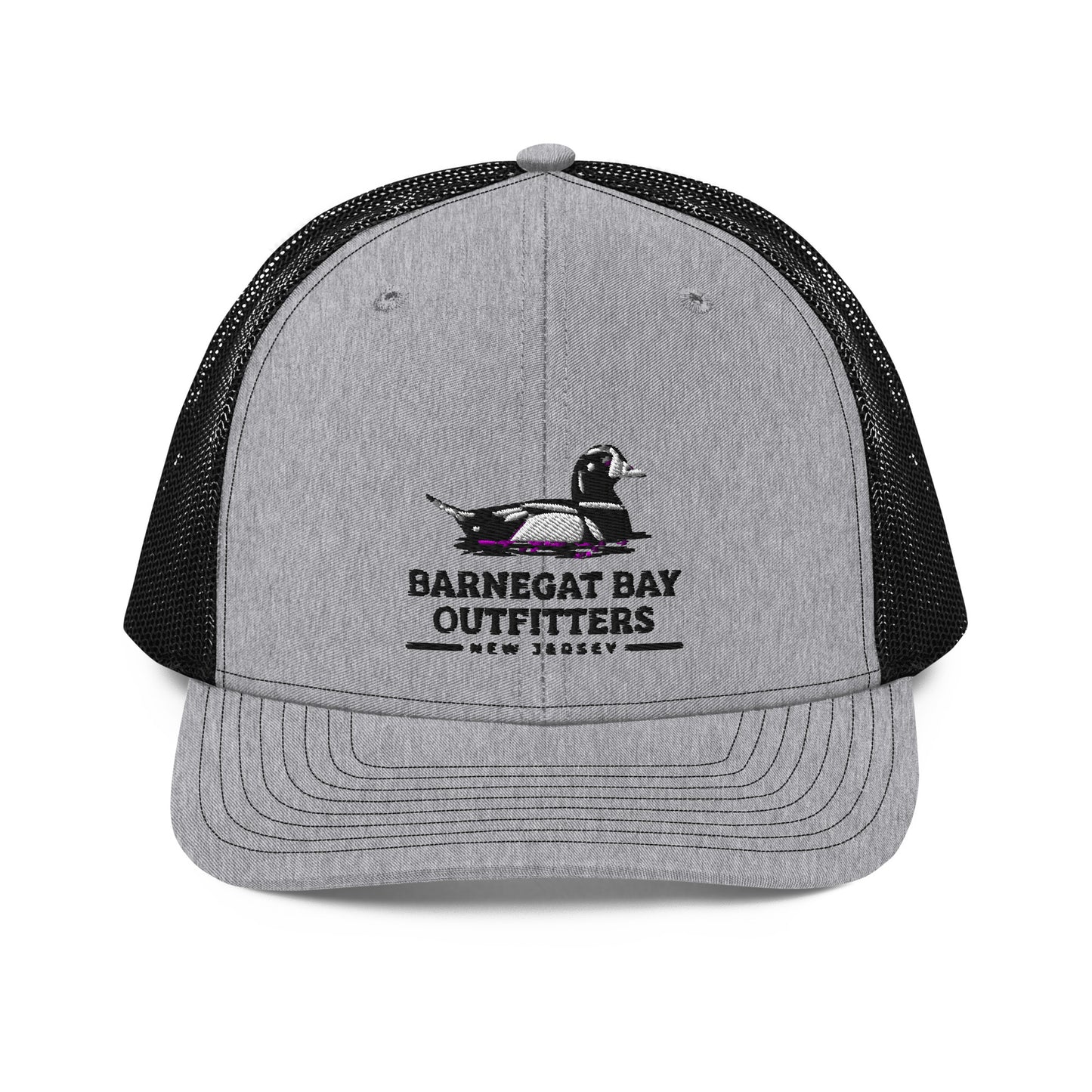 Barnegat Bay Outfitters Harlequin Duck Richardson 112 Embroidered Trucker Cap