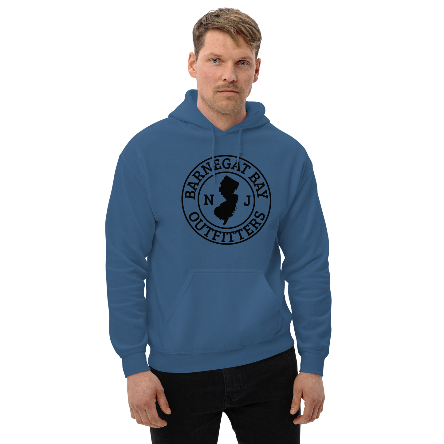 Barnegat Bay Circle Logo DK Unisex Hoodie G18500