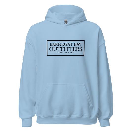 Barnegat Bay Outfitters Rect Logo DK Unisex Hoodie G18500