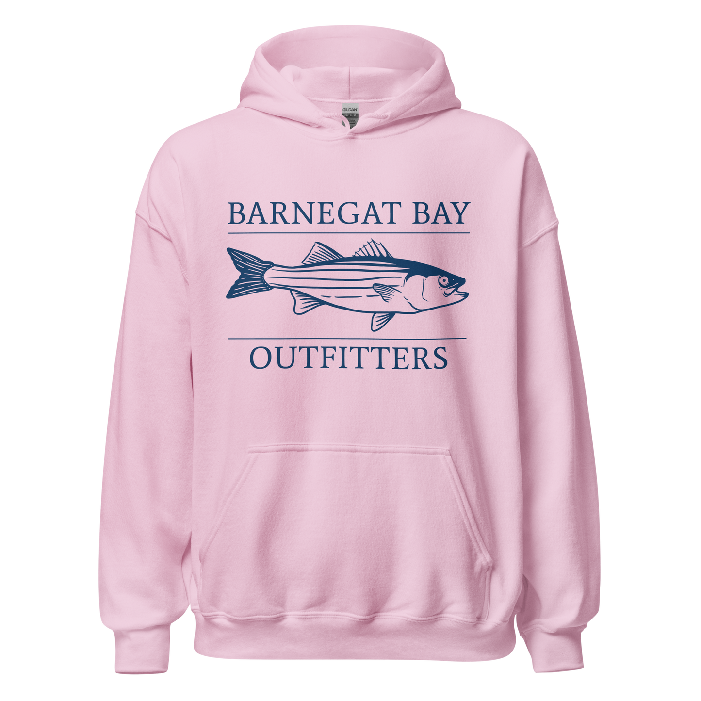 Striped Bass Hoodie G18500 BarnegatBayOutfitters