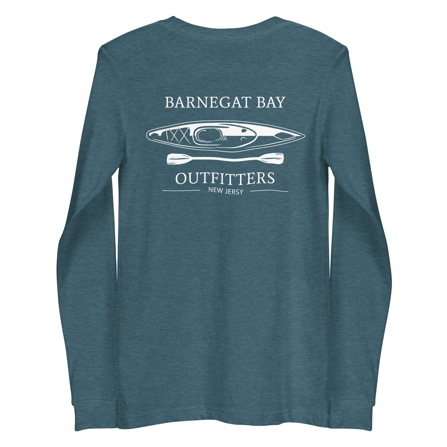 Barnegat Bay Outfitters Kayak Logo Unisex Long Sleeve LL