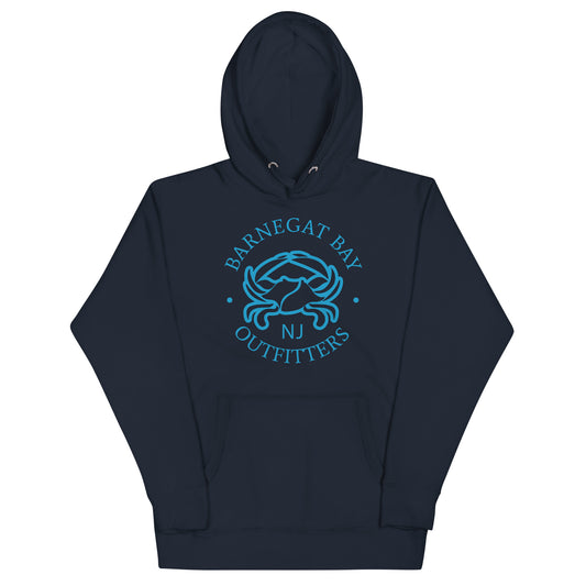 Barnegat Bay Outfitters Crab Logo Unisex Premium Hoodie