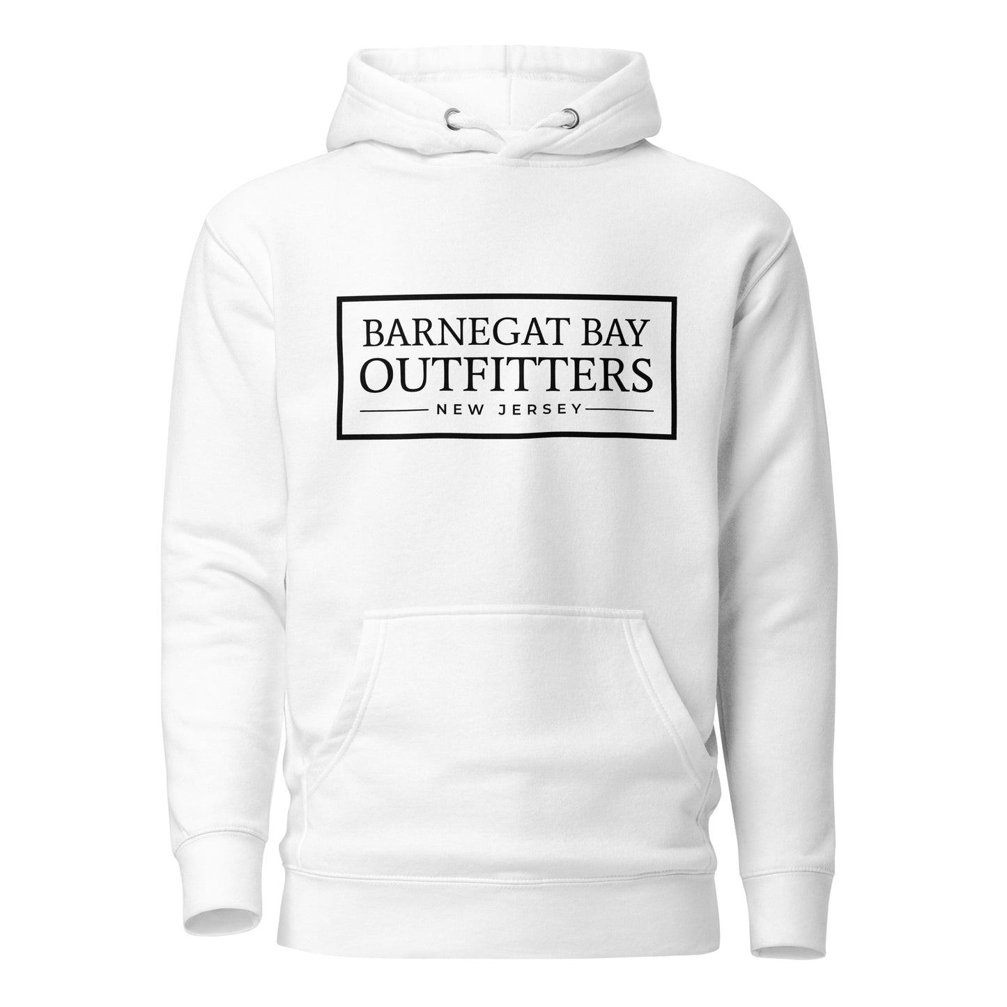 Barnegat Bay Outfitters Rectangle Logo Unisex Premium Hoodie