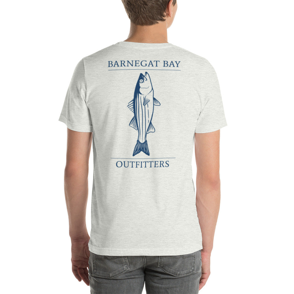 Barnegat Bay Outfitters Striped Bass Unisex T-shirt DK