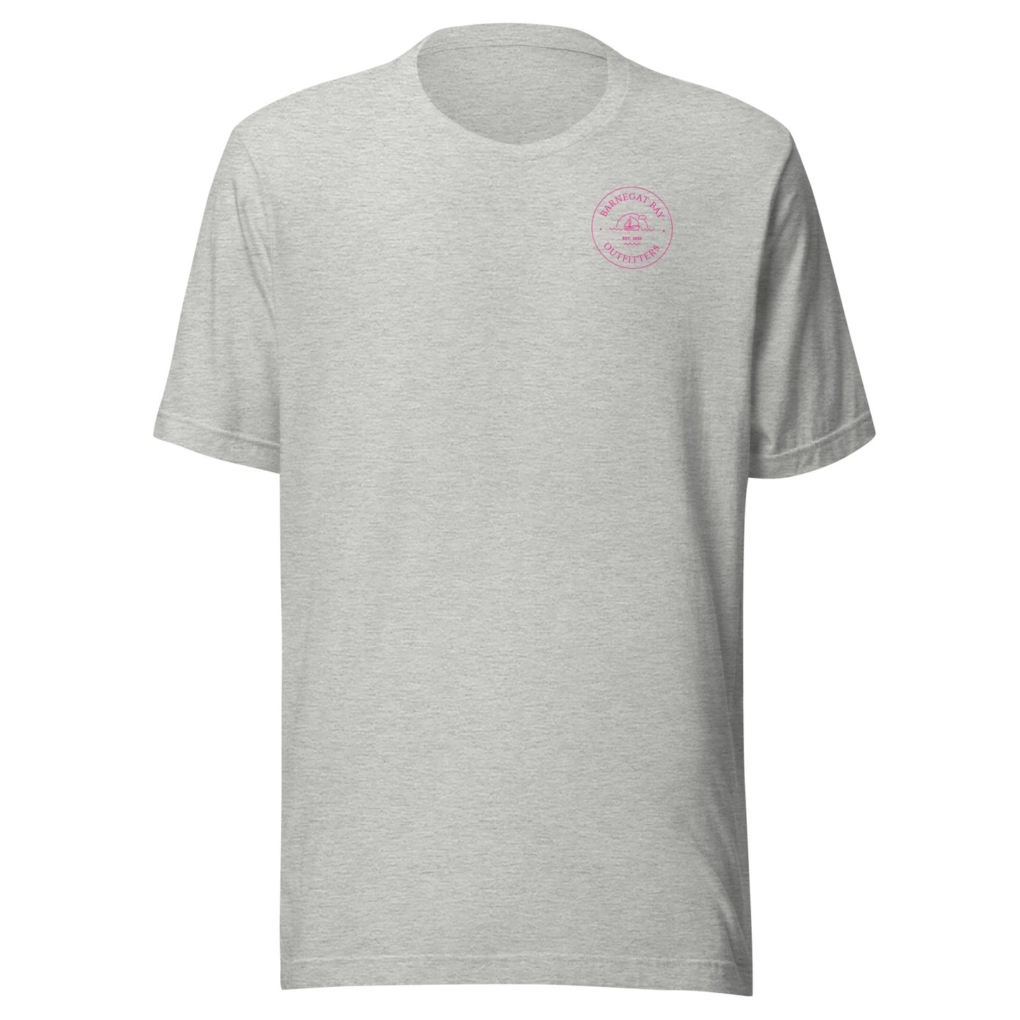 Sail Boat Logo Unisex B+C 3001 Flamingo