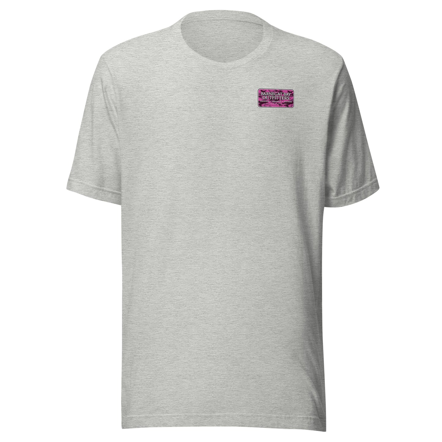 Pink Camo Logo Unisex T-Shirt B+C 3001