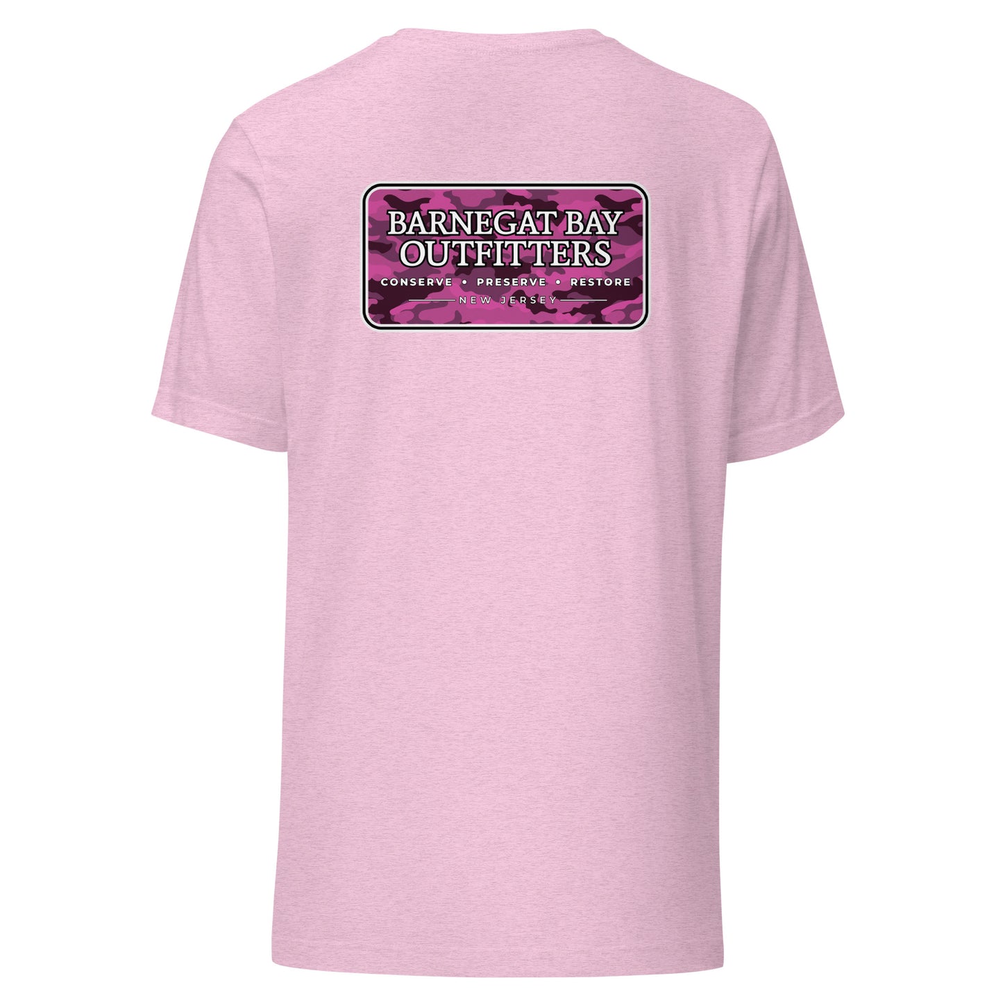 Pink Camo Logo Unisex T-Shirt B+C 3001