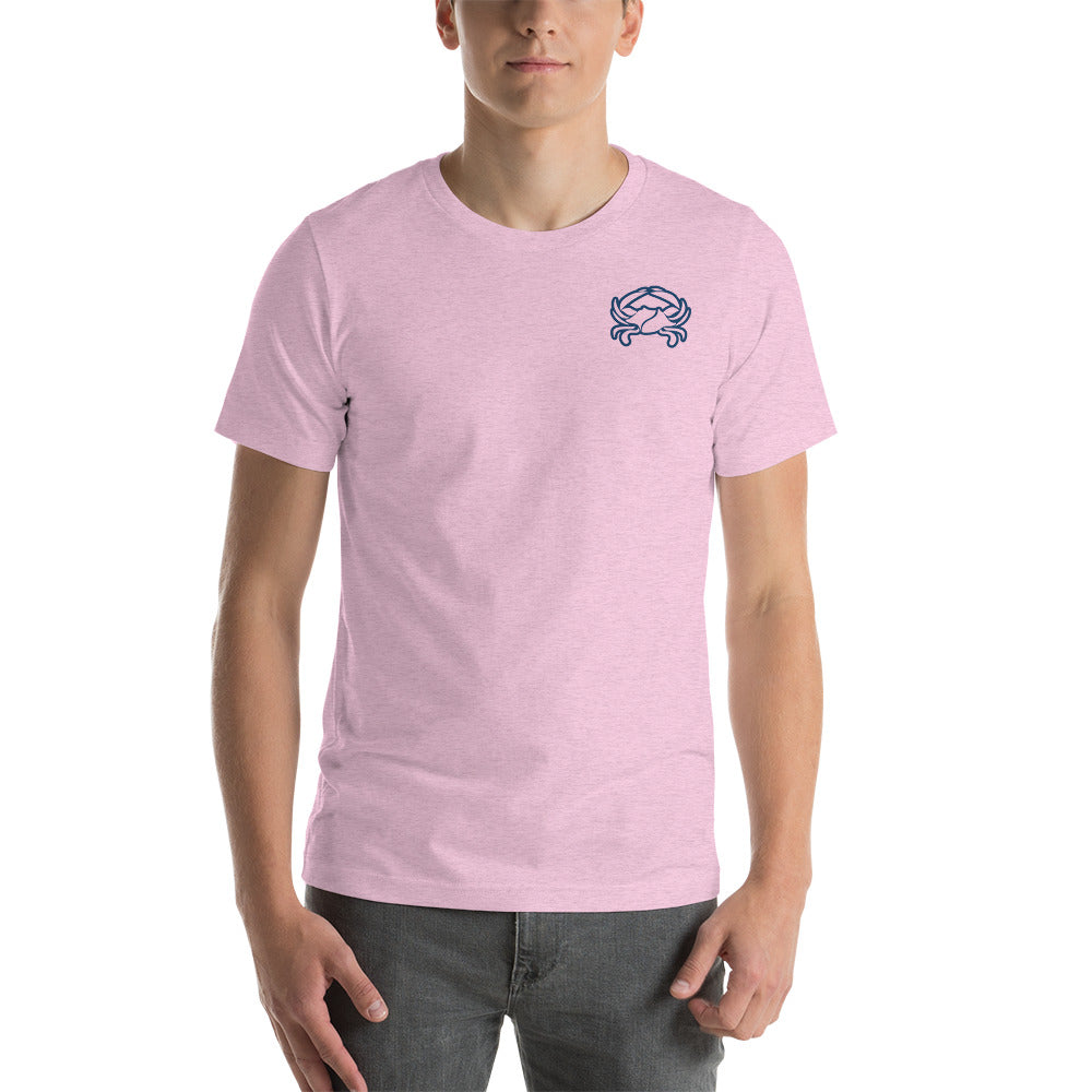 Barnegat Bay Outfitters Crab Circle Logo Unisex T-Shirt