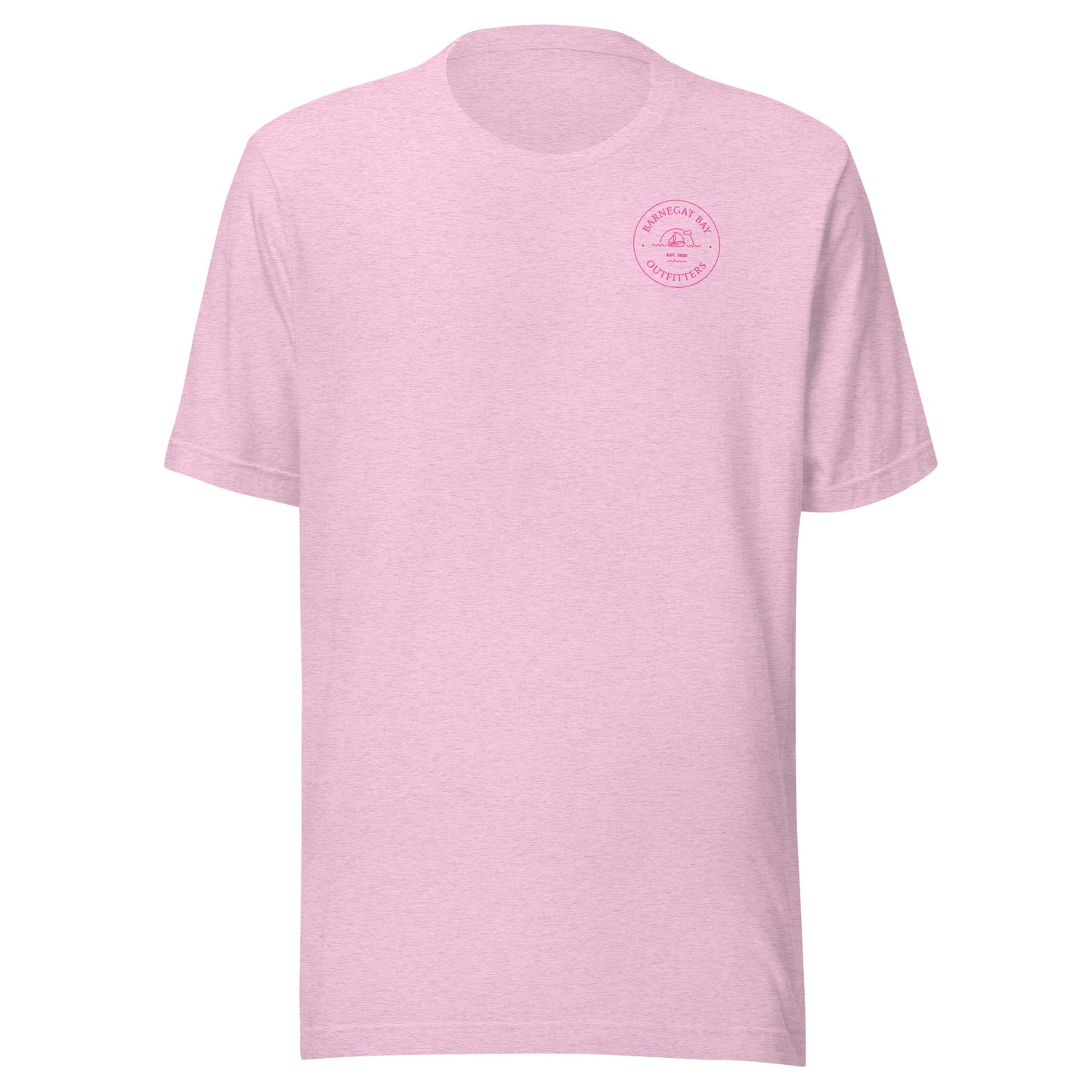 Sail Boat Logo Unisex B+C 3001 Flamingo