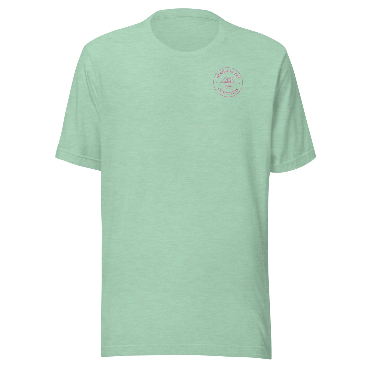 Sail Boat Logo Unisex B+C 3001 Flamingo