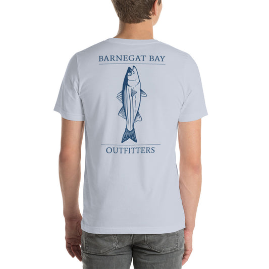 Barnegat Bay Outfitters Striped Bass Unisex T-shirt DK