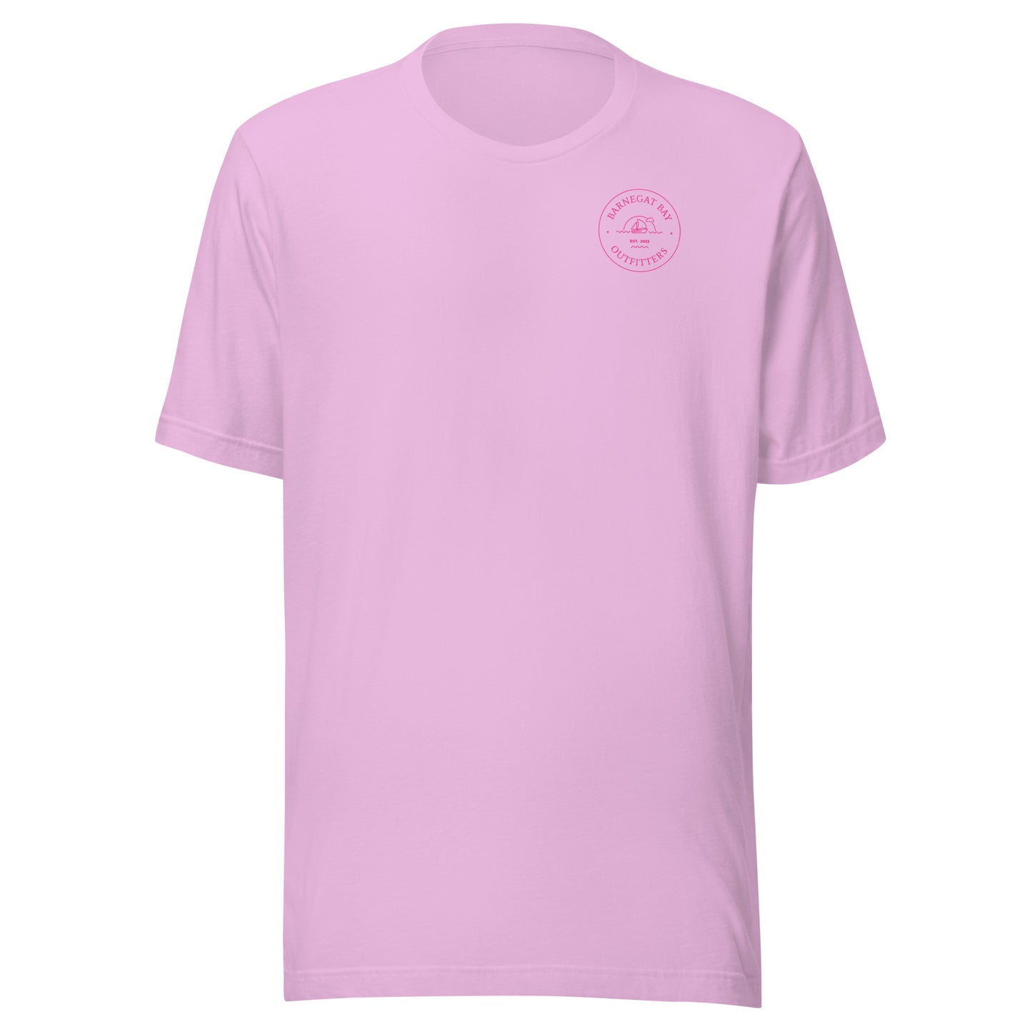 Sail Boat Logo Unisex B+C 3001 Flamingo