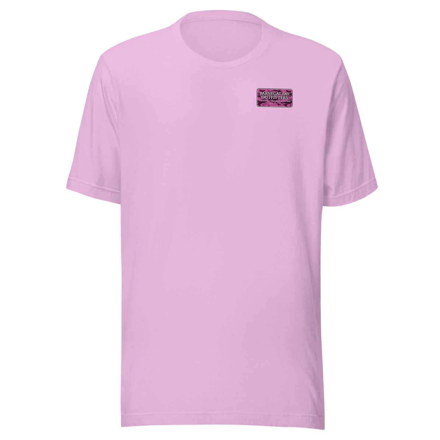 Pink Camo Logo Unisex T-Shirt B+C 3001