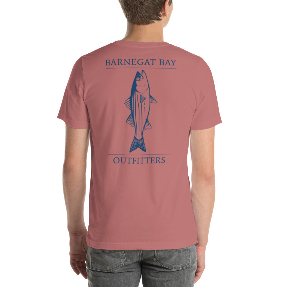 Barnegat Bay Outfitters Striped Bass Unisex T-shirt DK