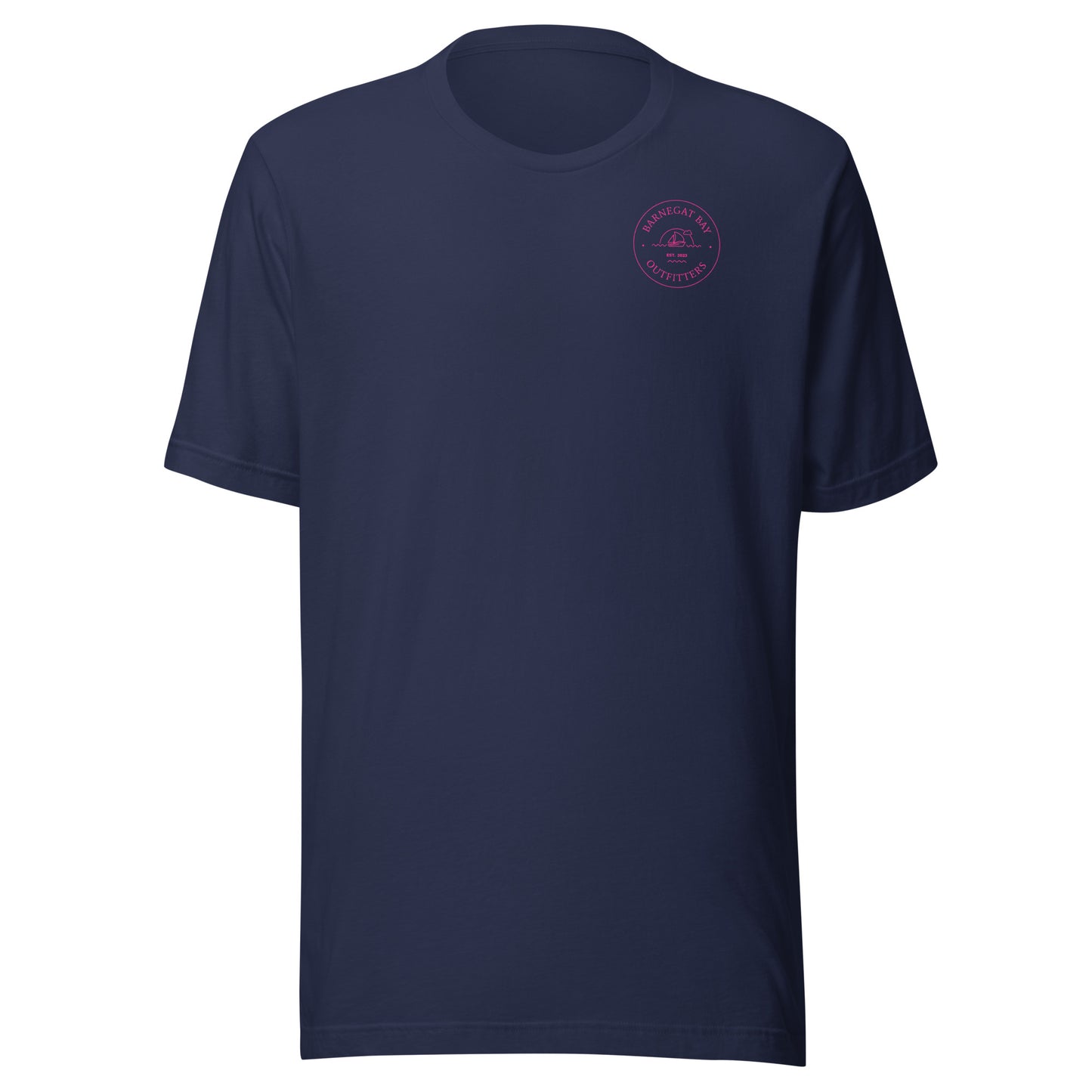 Sail Boat Logo Unisex B+C 3001 Flamingo