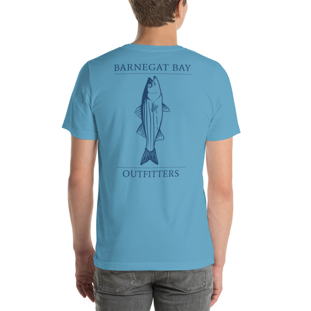 Barnegat Bay Outfitters Striped Bass Unisex T-shirt DK