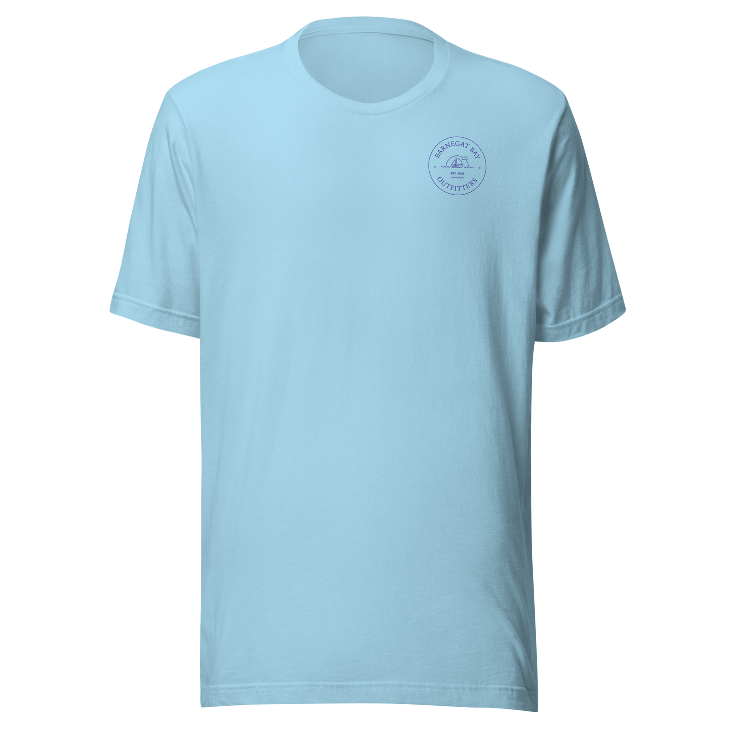 Sail Boat Logo Unisex T-Shirt B+C 3001 - Blue