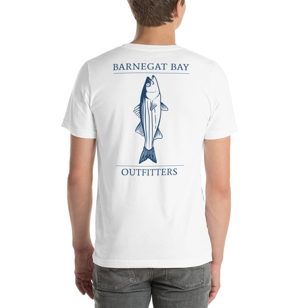 Barnegat Bay Outfitters Striped Bass Unisex T-shirt DK