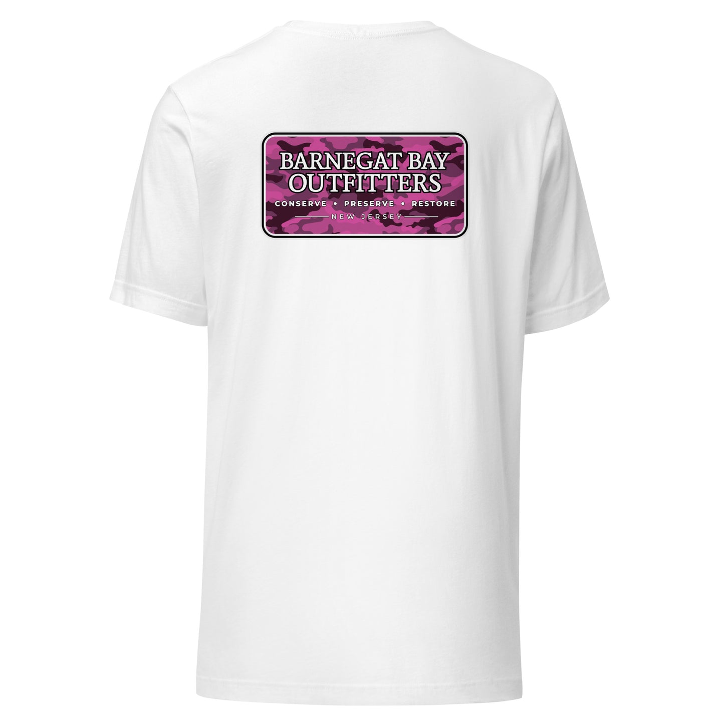 Pink Camo Logo Unisex T-Shirt B+C 3001