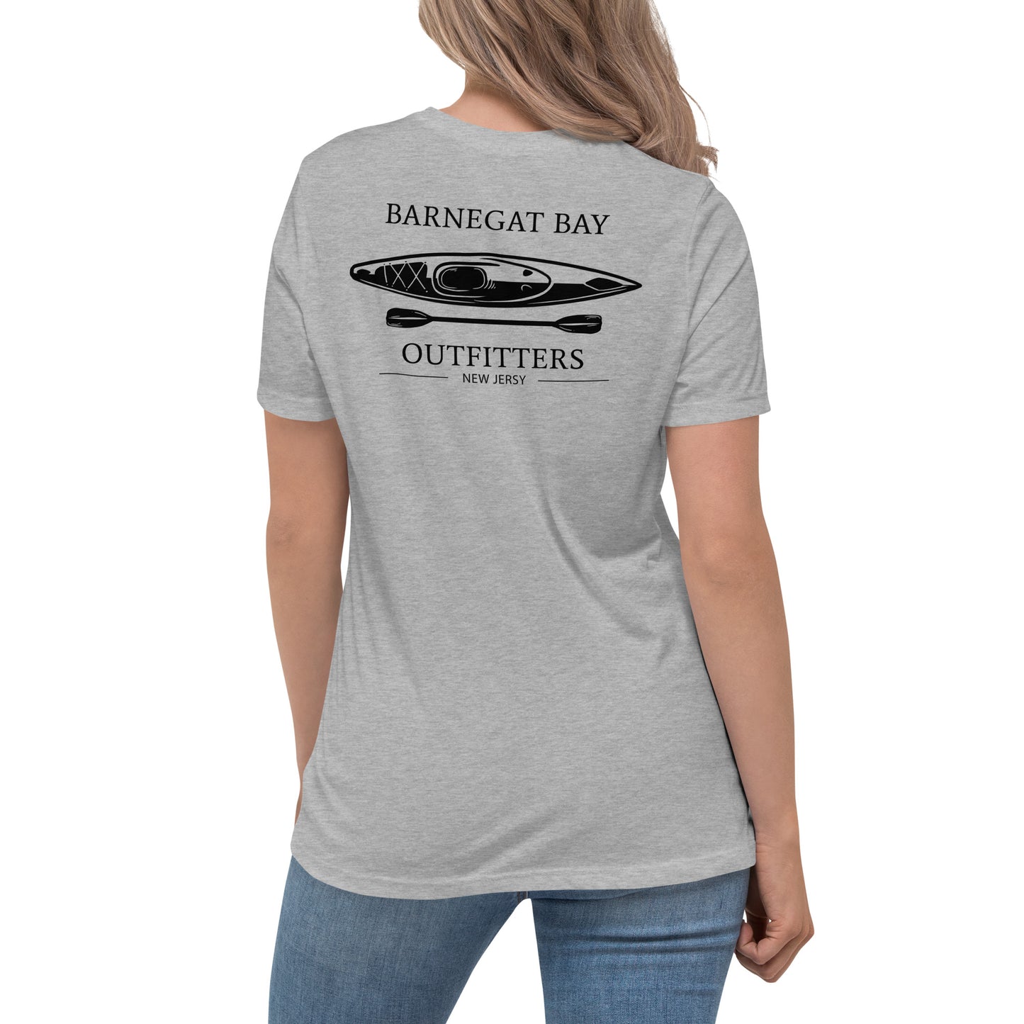 Barnegat Bay Outfitters Kayak Logo Women's Relaxed T-Shirt