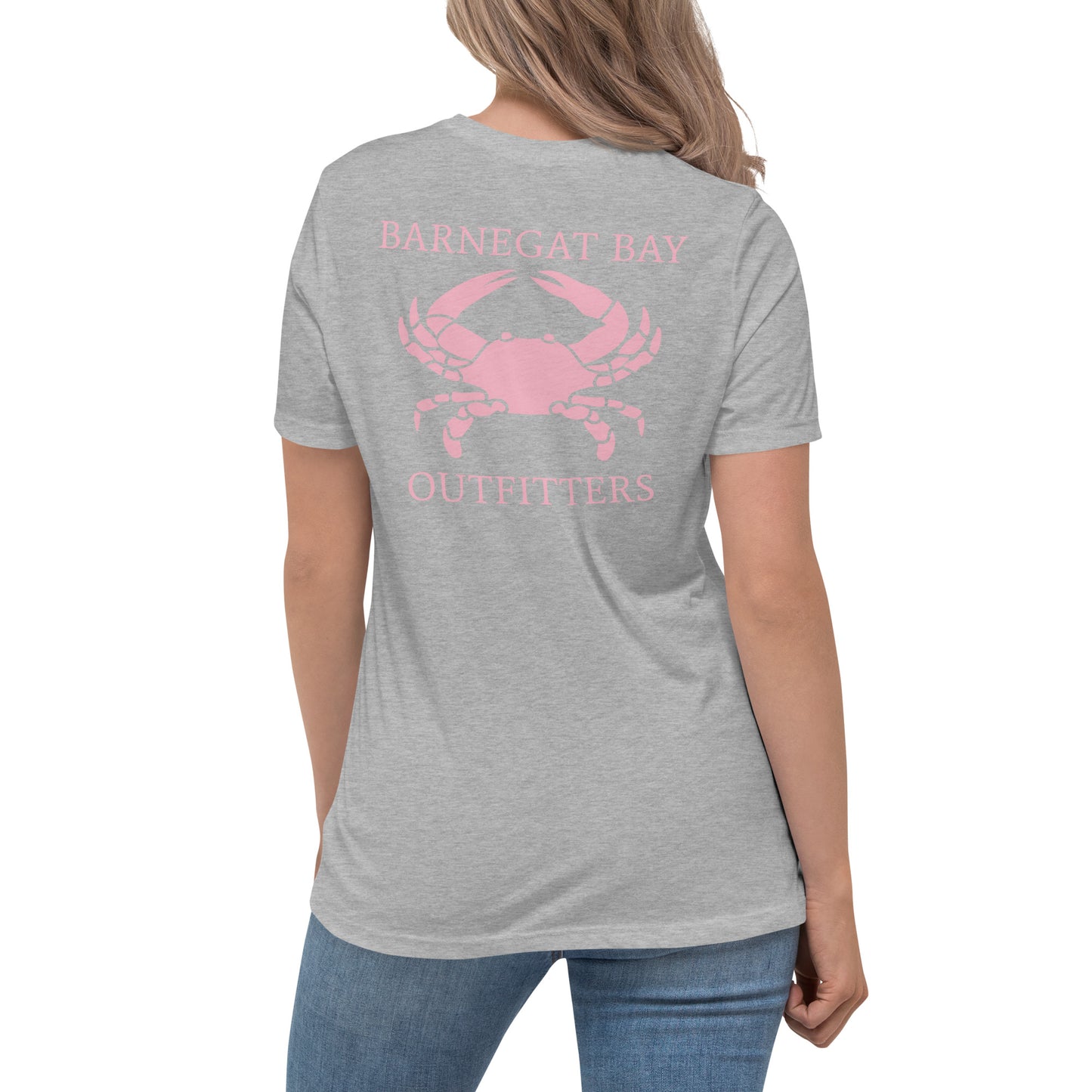 Barnegat Bay Outfitters Crab Logo Women's Relaxed Fit T-Shirt