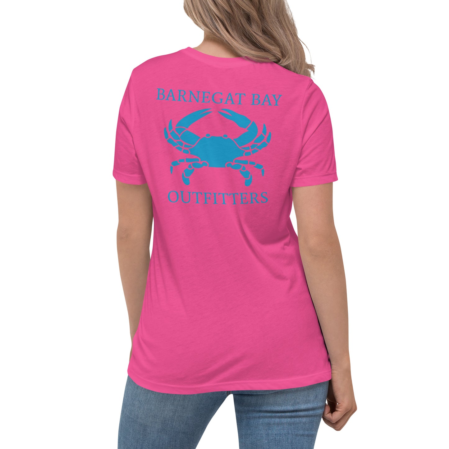 Barnegat Bay Outfitters Crab Logo Women's Relaxed T-Shirt - TR