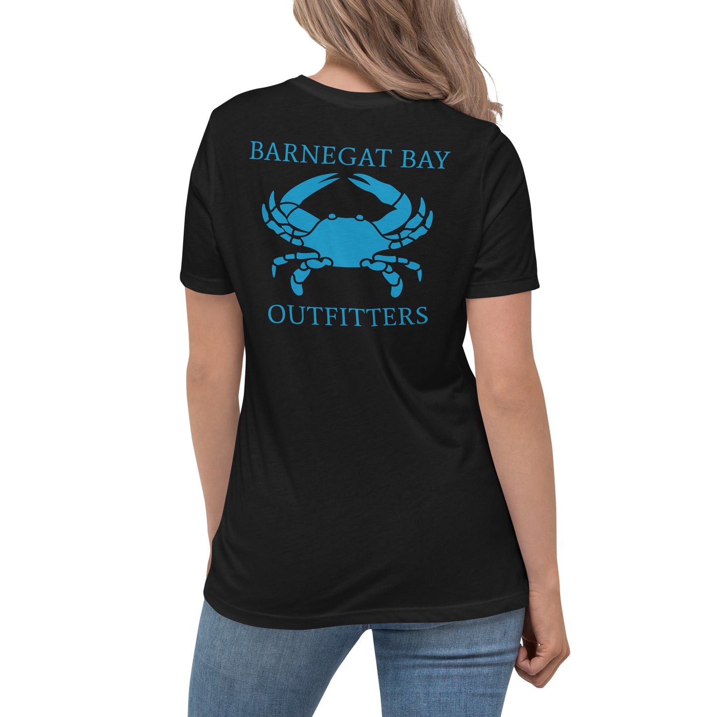 Barnegat Bay Outfitters Crab Logo Women's Relaxed T-Shirt - TR