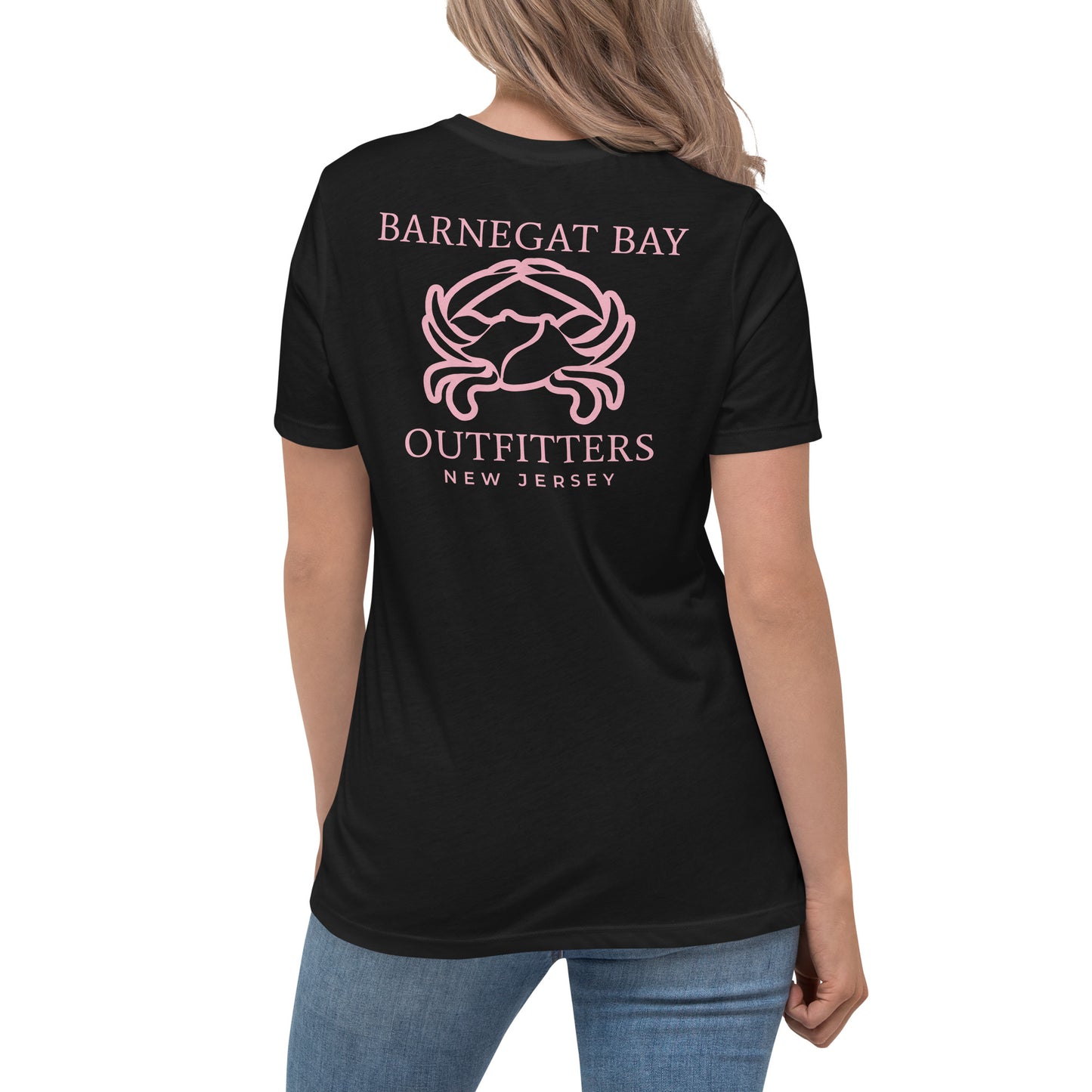 Barnegat Bay Outfitters Crab Logo Women's Relaxed Fit T-Shirt -- ABPK