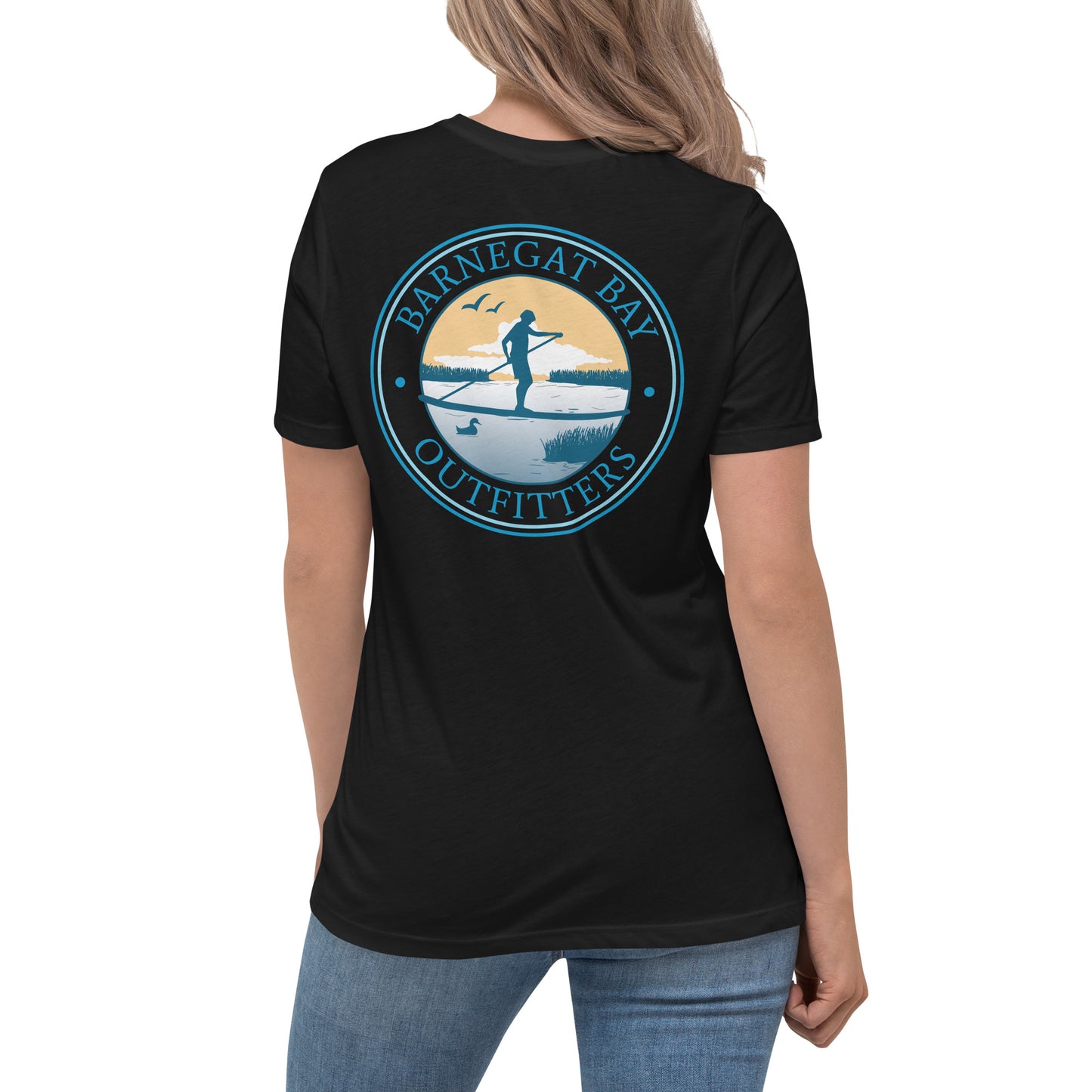 Barnegat Bay Outfitters Paddle Boarder Women's Relaxed T-Shirt